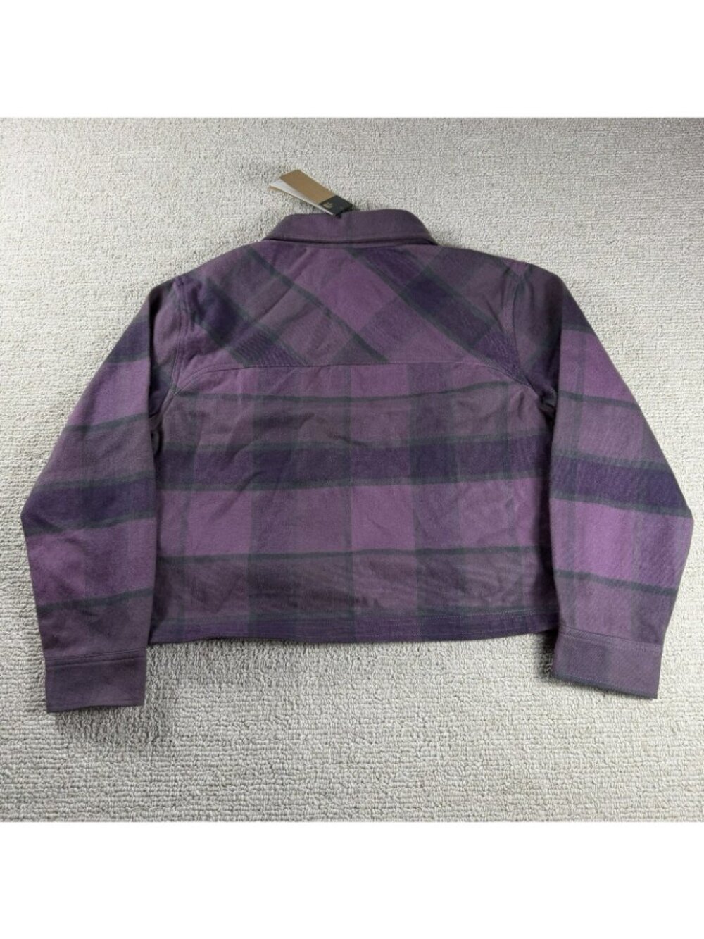 The North Face Valley Flannel Shirt Sweater Purple Women’s Size Medium - Picture 8 of 8
